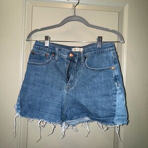 Madewell Blue Jean Shorts